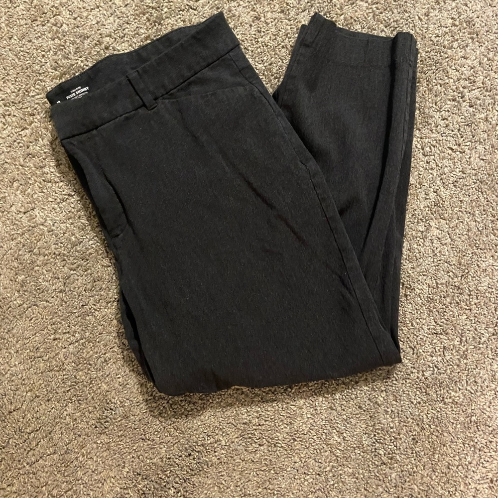 Old Navy Women's Skinny Dress Pants - Dark Gray